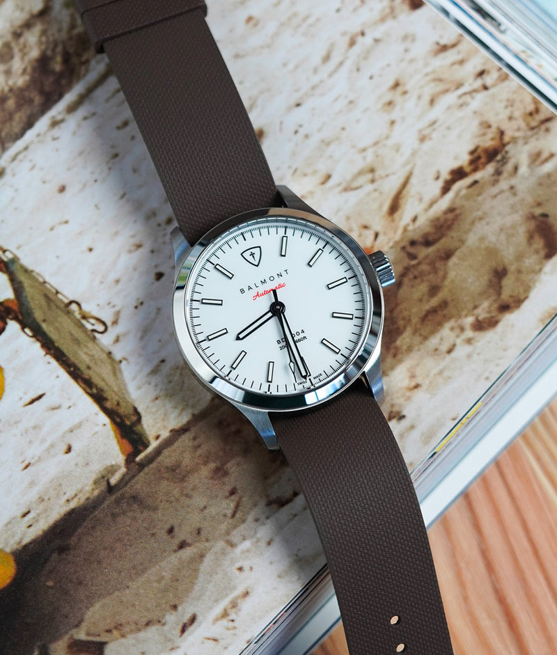 Bracelet NATO en Caoutchouc FKM Marron