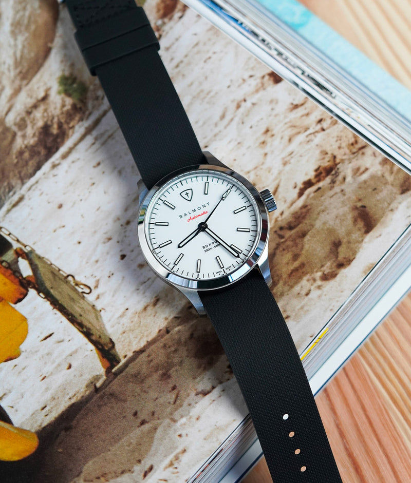 Bracelet NATO en Caoutchouc FKM Noir