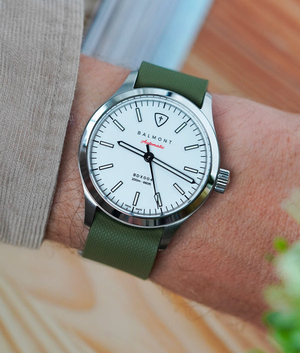 Bracelet NATO en Caoutchouc FKM Vert