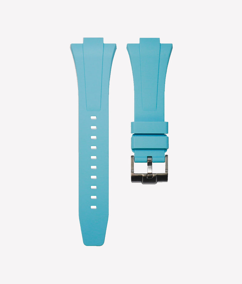 Bracelet Silicone Bleu Glacier pour Tissot PRX