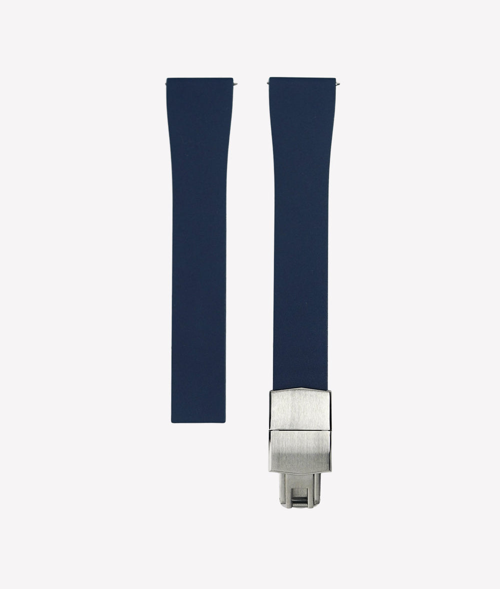 Bracelet Montre Plongée Bleu En Silicone - Dégagement Rapide Unisexe 18-24mm - Watchband Berlin